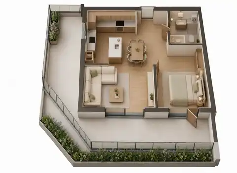Split, Visoka - Bilocale con terrazzo e loggia in un nuovo edificio moderno