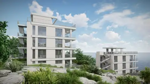 Trogir, Čiovo - Moderan jednosoban stan prvi red do mora