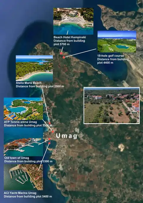 Umag - Projekt budynku wielorodzinnego z pozwoleniem na budowę