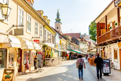 Záhreb, Tkalčićova ulica - obchodný priestor