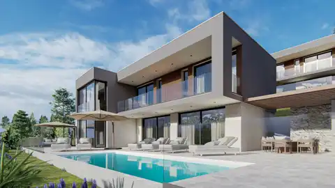 Trogir, Vinišće – Moderní nově postavená vila s bazénem 200m2
