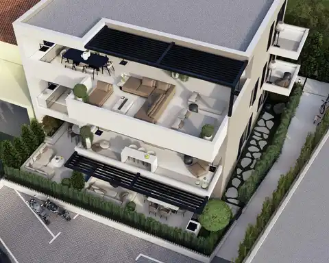 Trogir, Centar - Jednosoban stan sa terasama i privatnim vrtom