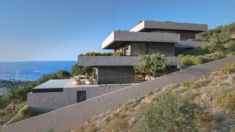 Omiš, Gata – Zemljište s građevinskom dozvolom i projektom za vilu