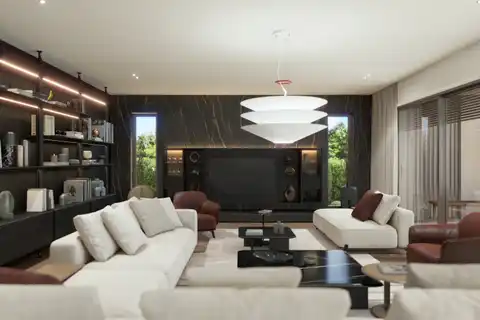 Истра, Каштелир - Вилла 450 м², винный погреб, велнес, гараж