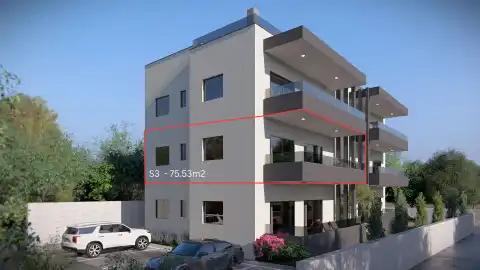 Zara, Sukošan – trilocale vicino al mare 75,53 m², nuova costruzione