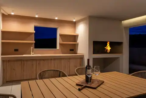 Brač, Splitska - Maison avec vue sur la mer