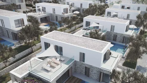 Brač, Supetar - Vila s bazenom u luksuznom kompleksu 260 m2
