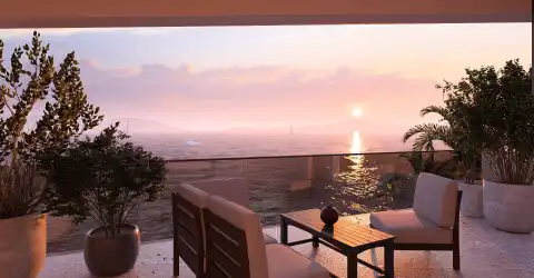 Trogir, Čiovo - Appartement de deux chambres en première ligne de mer