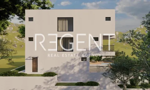 Šibenik, Rogoznica - Pozemek s projektem pro výstavbu dvou luxusních vil 1741m2