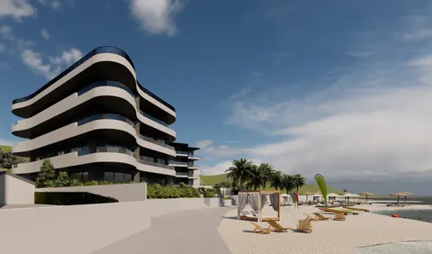 Trogir, Seget Donji - Appartamento con due camere da letto in prima fila sul mare 78m2