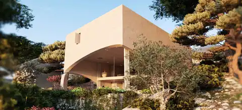 Brač, Postira - Građevinsko zemljište sa projektom vile