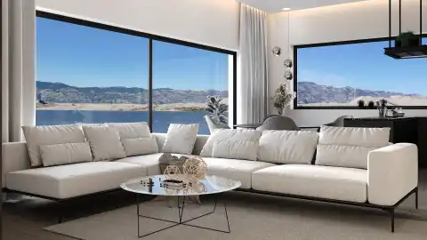 Pag - Luxuriöses Drei-Zimmer-Penthouse, Neubau