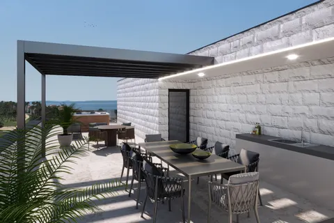 Zadar, Privlaka - Trosoban stan u stambenom naselju blizu mora 74 m2 , novogradnja