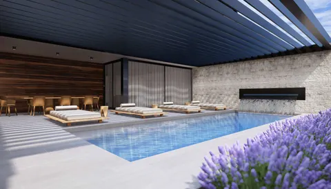 Istrie, Vabriga - Luxusní třípokojový byt se střešní terasou 117 m2