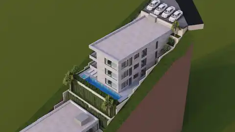 Brela - Građevinsko zemljište sa projektom