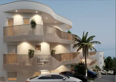 Rogoznica - Moderne Dreizimmerwohnung mit Meerblick