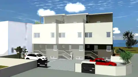 Kaštel Štafilić - Vila s krovnom terasom i bazenom u blizini plaže