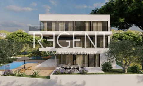 Šibenik, Rogoznica - Pozemek s projektem luxusní vily 819m2