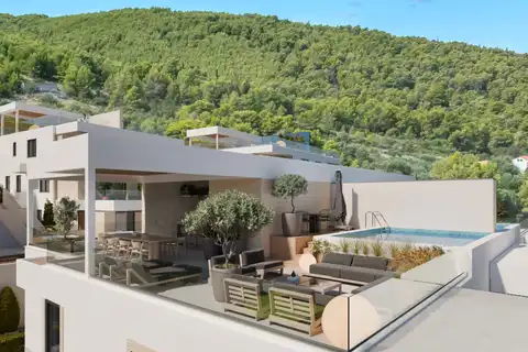 Trogir, Čiovo - Luksuzno apartmansko naselje sa pogledom na more