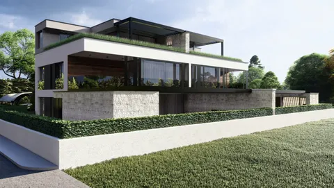 Istrie, Vabriga - Luxusní třípokojový byt se střešní terasou 117 m2