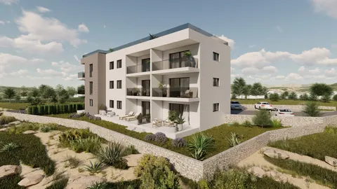 Trogir, Čiovo – Penthouse z widokiem na morze 57 m2 nowy budynek