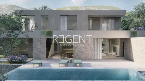 Hvar – Pozemok na výstavbu luxusnej vily 1082 m2
