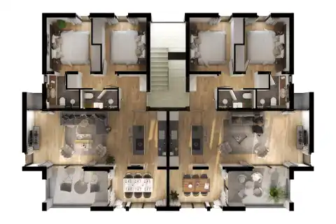 Pelješac, Orebić - Zwei-Zimmer-Apartment mit Loggia und Terrasse