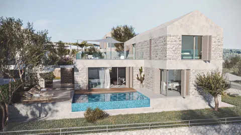 Brač, Supetar - Vila s bazénom v luxusnom komplexe 280 m2