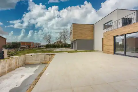 Kaštelir-Labinci - Dvojna kuća s bazenom i pogledom na more