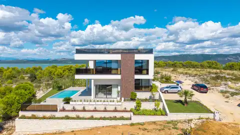 Pakoštane, Drage - Villa, infinity bazen, rooftop, pogled na more