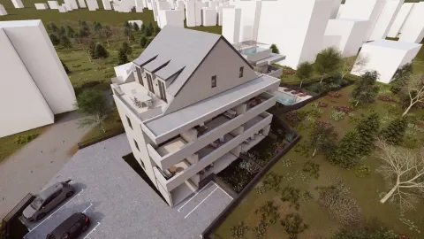 Šibenik, Rogoznica - Penthouse z prywatnym basenem na tarasie 92 m2