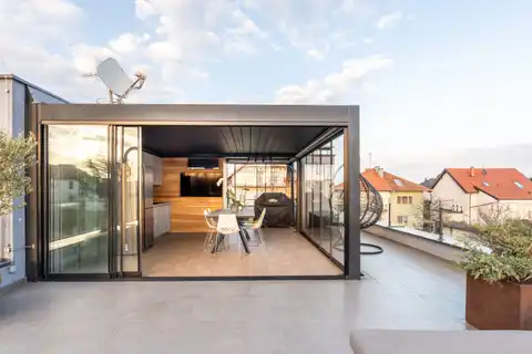 Zagreb, Unterstadt - Luxus-Penthouse mit Panoramadachterrasse