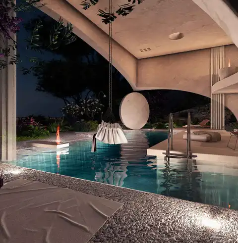 Brač, Postira - Građevinsko zemljište sa projektom vile