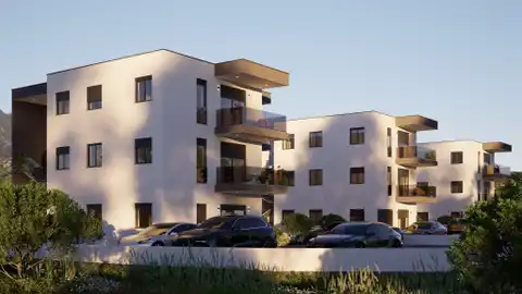 Kaštela, Kaštel Stari - Mieszkanie dwupokojowe z tarasem w nowoczesnym nowym budynku