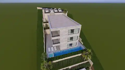 Brela - Građevinsko zemljište sa projektom