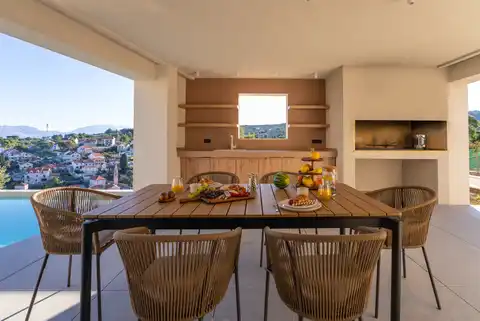 Brač, Splitska - Maison avec vue sur la mer