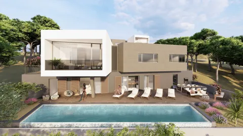 Trogir, Seget Donji - Exclusive villa with pool and sea view 262 m2