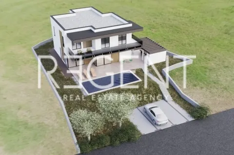 Šolta, Maslinica - Pozemok s projektom a povolením na výstavbu luxusnej vily 650 m2