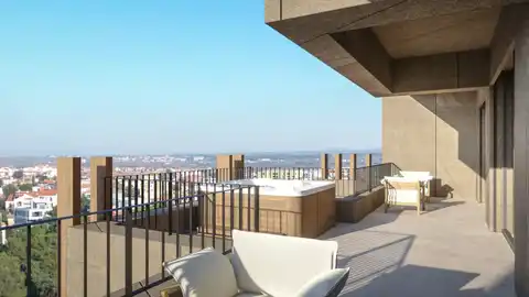 Istra, Umag - Green Tower Hotel & Residence trojizbový byt