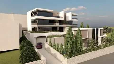Stan 101,89 m², Opatija, Ičići — strešna terasa, balkon