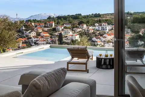 Brač, Splitska - Maison avec vue sur la mer