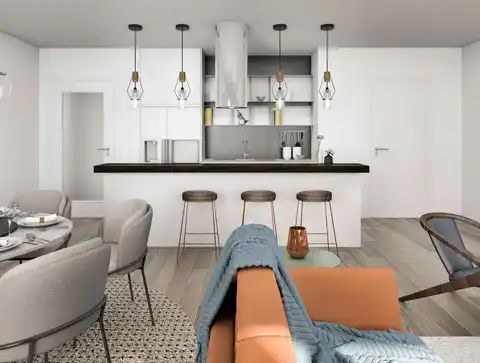 Záhřeb, Ribnjak - Luxusní dvoupokojový byt v centru města, první pronájem, novostavba