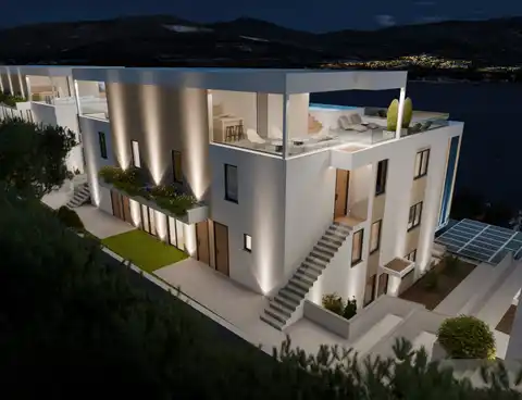 Trogir, Čiovo - Luksuzno apartmansko naselje sa pogledom na more