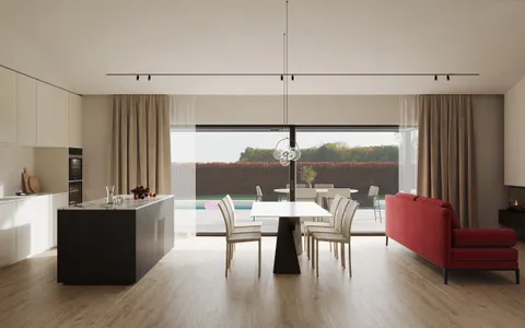 Istrie, Žminj - Moderní přízemní dům s bazénem 106 m2