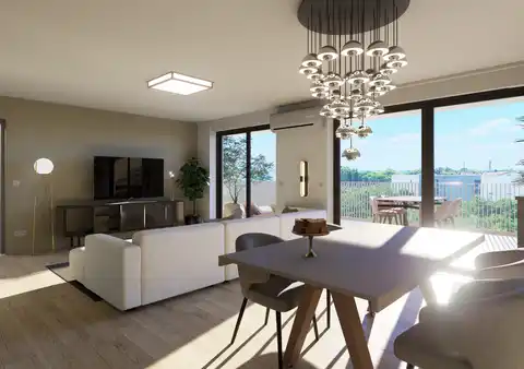 Umag – modern two-bedroom apartment with a large loggia and balcony