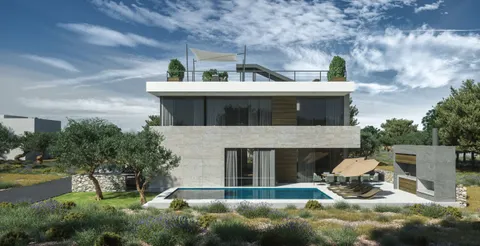 Sukošan – Luxusní moderní vila s bazénem 411 m2