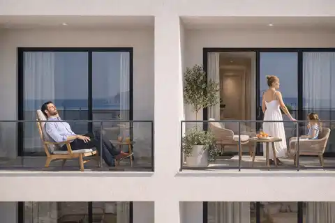 Makarska, Zelenka - dvosoban stan u novogradnji s balkonom