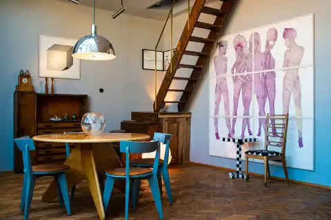 Zagreb, Masarykova – Artistic duplex with 6-meter ceilings