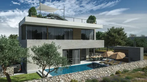 Sukošan – Luxusní moderní vila s bazénem 411 m2