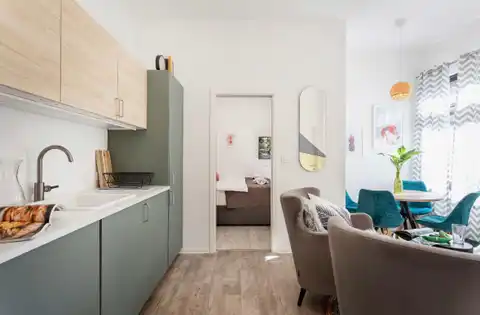 Záhřeb, Náměstí Franjo Tuđmana – Zařízený dvoupokojový byt